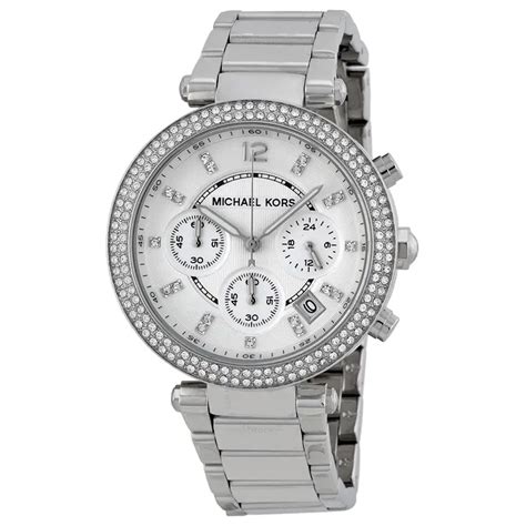 michael kors parker rose white watch|Michael Kors mk5353 best price.